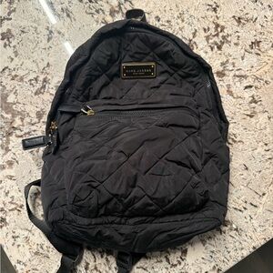 Marc Jacobs Black Quilted Backpack